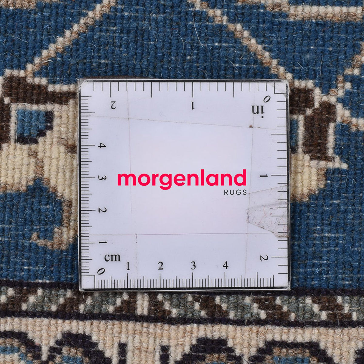 Dywan perski - Nain - 136 x 70 cm - niebieski