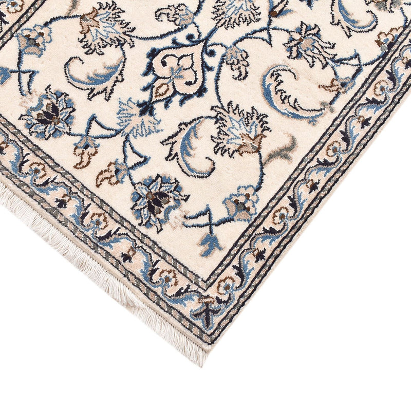 Dywan perski - Nain - 141 x 69 cm - jasnoszary