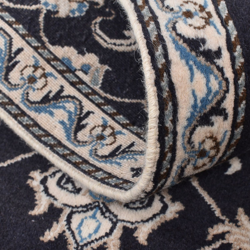 Dywan perski - Nain - 136 x 70 cm - ciemnoniebieski