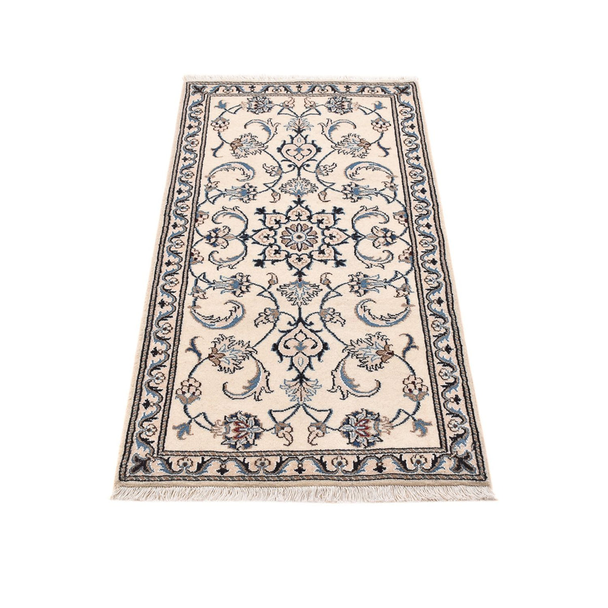 Dywan perski - Nain - 143 x 70 cm - jasnoniebieski