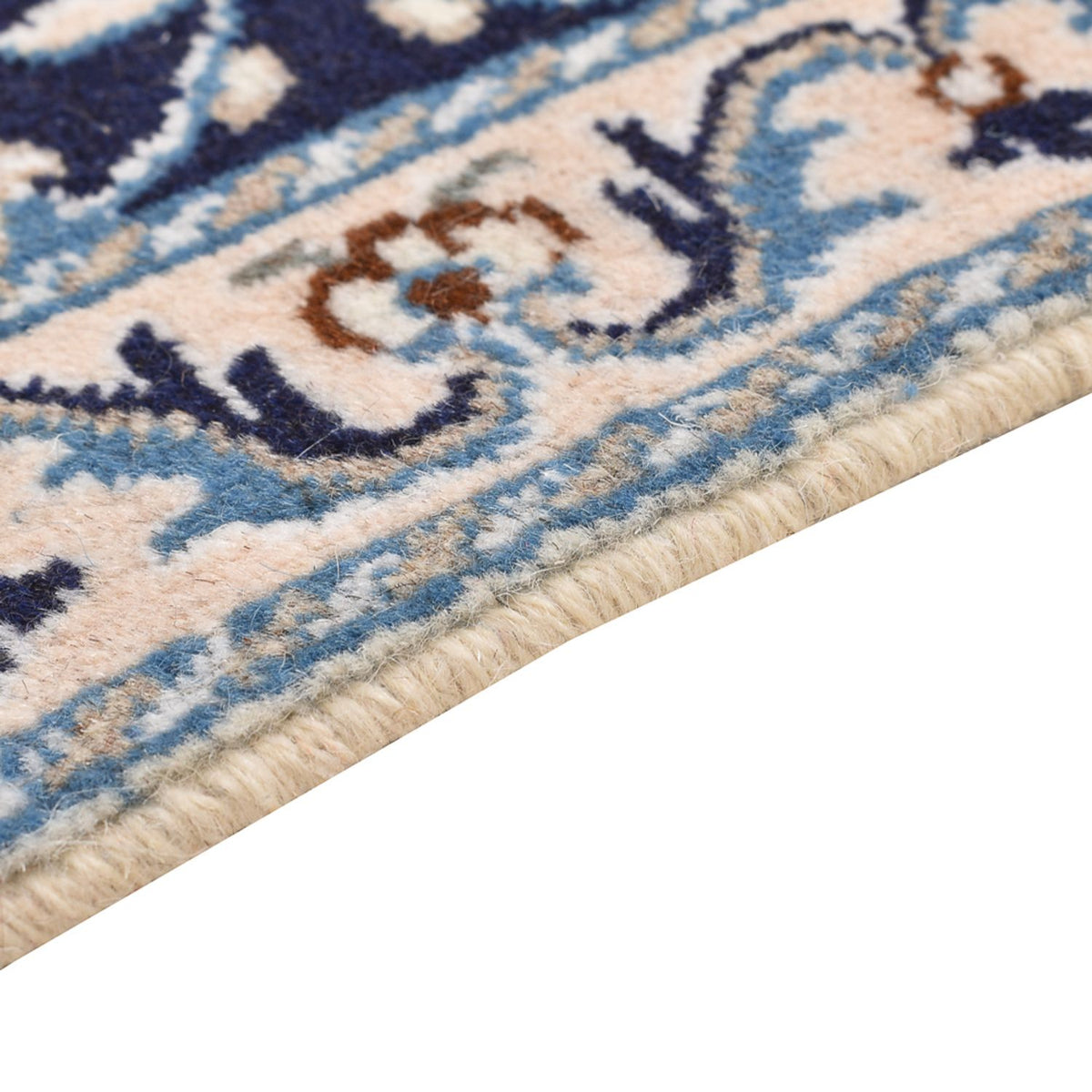 Dywan perski - Nain - 90 x 60 cm - ciemnoniebieski