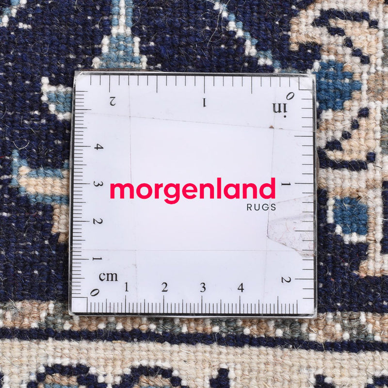 Dywan perski - Nain - 90 x 55 cm - ciemnoniebieski