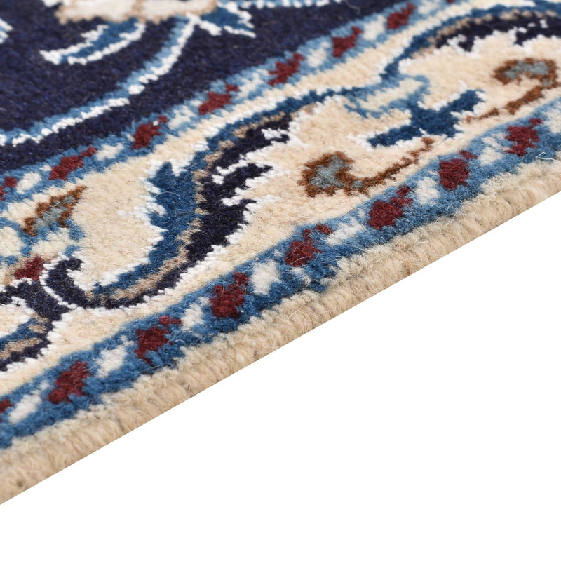 Dywan perski - Nain - 90 x 62 cm - ciemnoniebieski