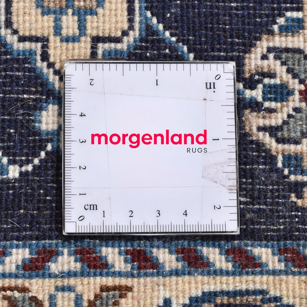 Dywan perski - Nain - 90 x 62 cm - ciemnoniebieski