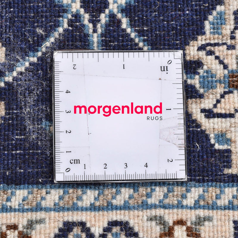 Dywan perski - Nain - 89 x 57 cm - ciemnoniebieski