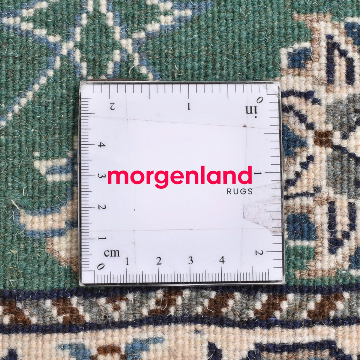 Dywan perski - Nain - 90 x 57 cm - zielona