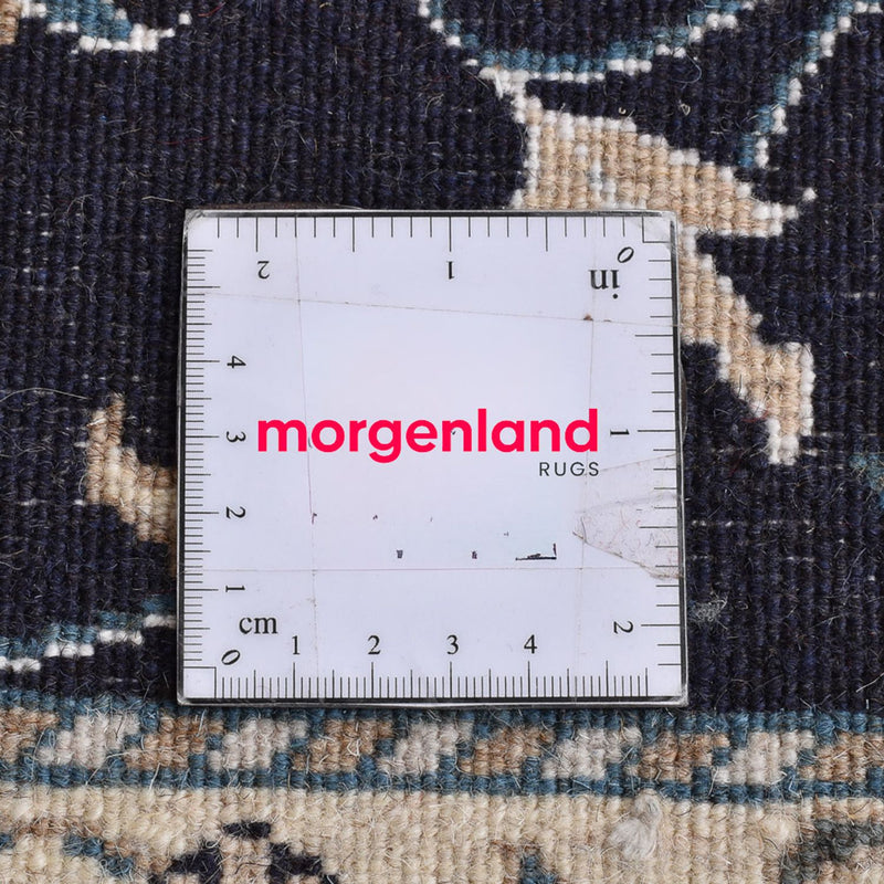 Dywan perski - Nain kwadratowy  - 90 x 97 cm - ciemnoniebieski