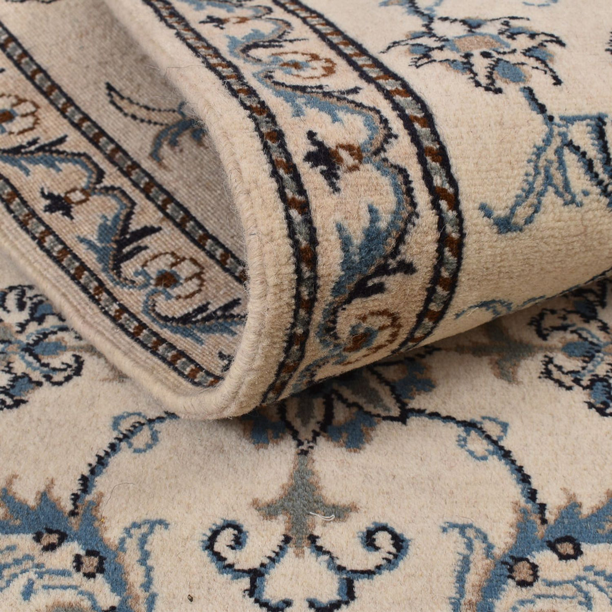 Biegacz Dywan perski - Nain - 300 x 80 cm - beżowy