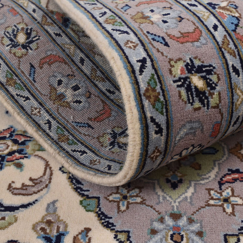 Biegacz Dywan perski - Keshan - 308 x 80 cm - beżowy