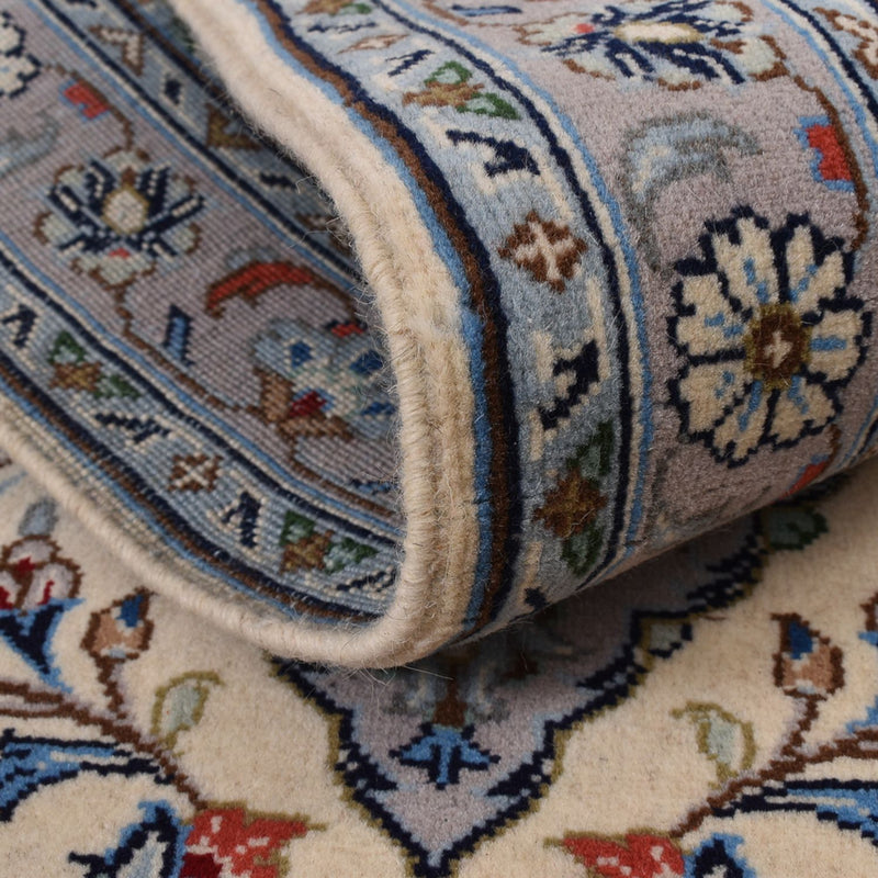 Biegacz Dywan perski - Keshan - 311 x 80 cm - beżowy