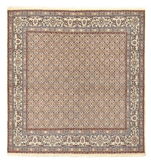 Dywan perski - Klasyczny kwadratowy  - 202 x 193 cm - jasnobrązowy