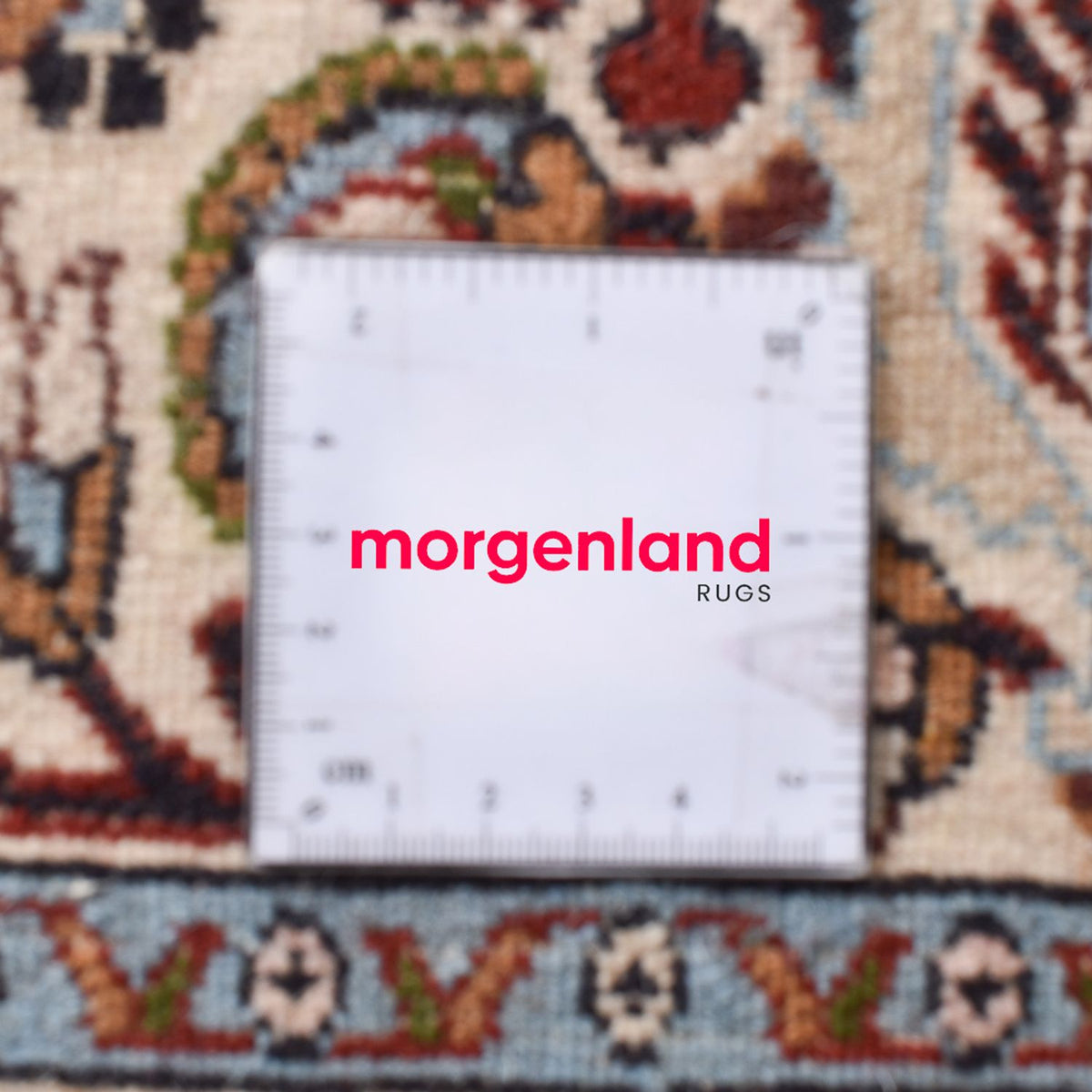 Dywan perski - Klasyczny kwadratowy  - 202 x 193 cm - jasnobrązowy