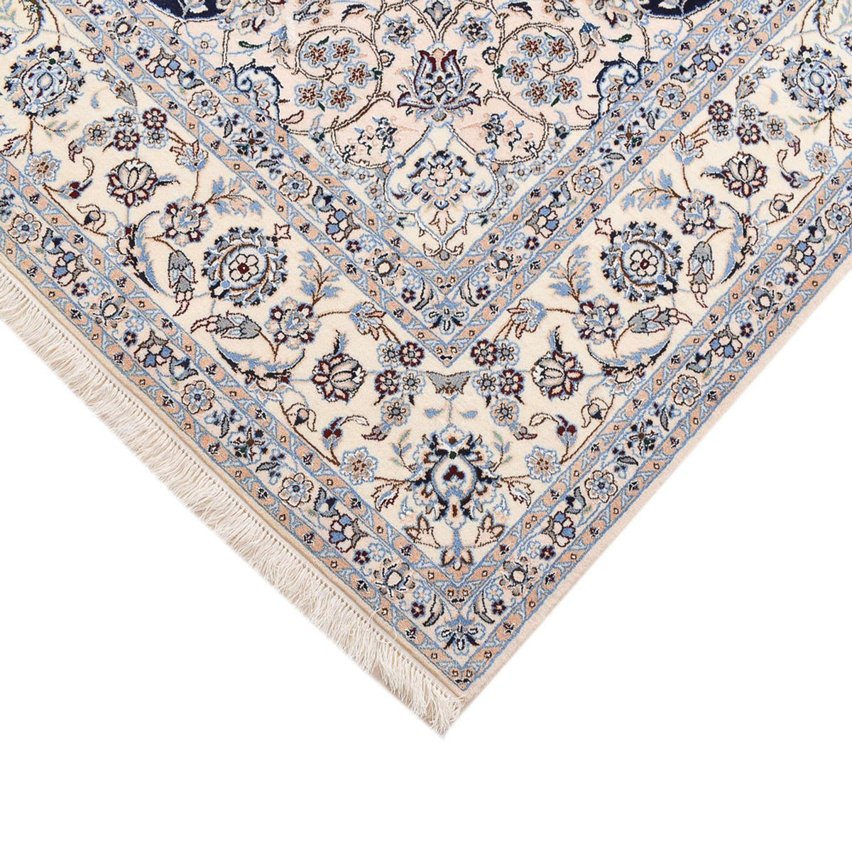 Dywan perski - Nain - Premium kształt specjalny  - 211 x 269 cm - ciemnoniebieski