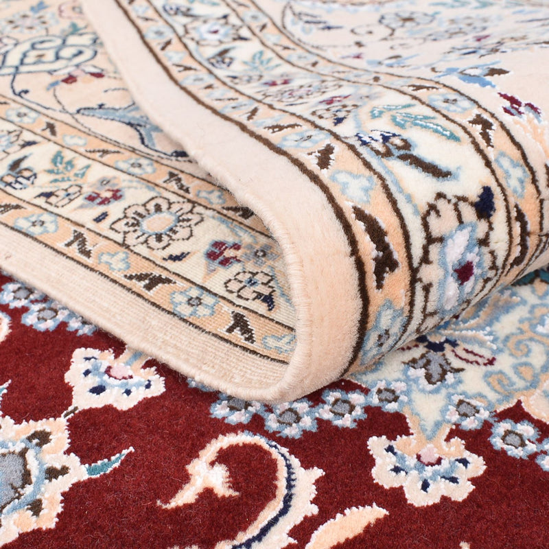 Dywan perski - Nain - Premium - 236 x 150 cm - ciemna czerwień