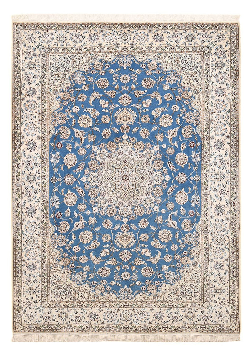 Dywan perski - Nain - Premium - 221 x 159 cm - niebieski