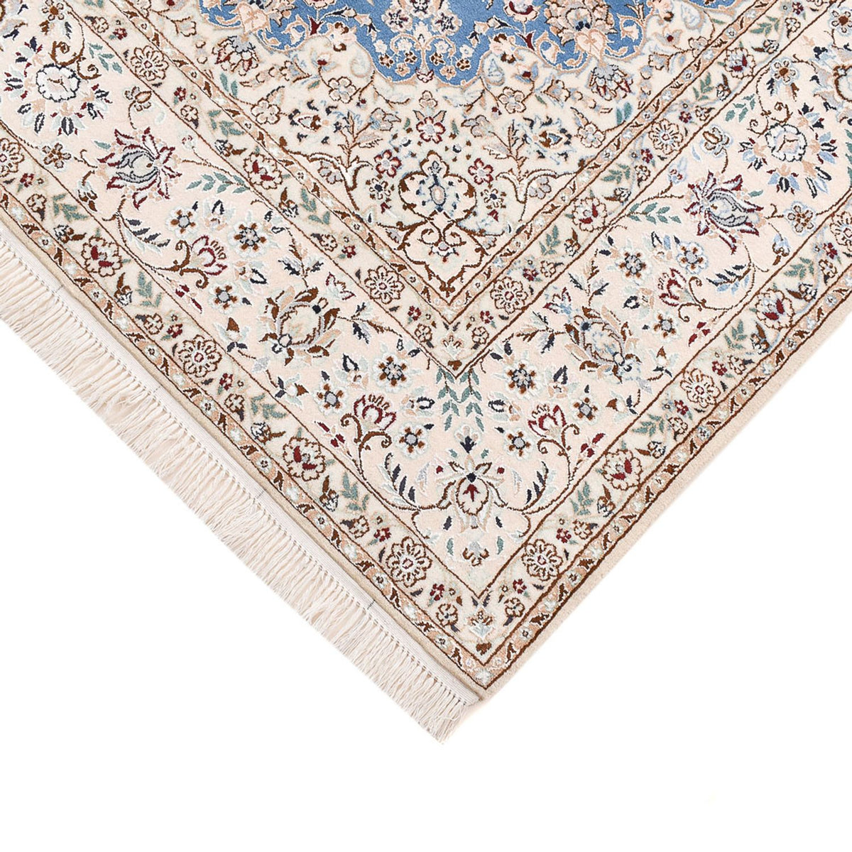 Dywan perski - Nain - Premium - 221 x 159 cm - niebieski