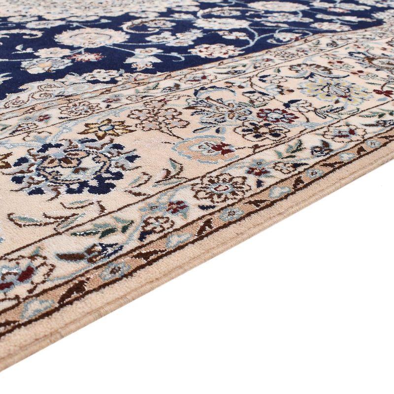 Dywan perski - Nain - Premium - 245 x 165 cm - ciemnoniebieski