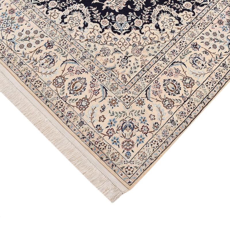 Dywan perski - Nain - Premium - 240 x 161 cm - ciemnoniebieski