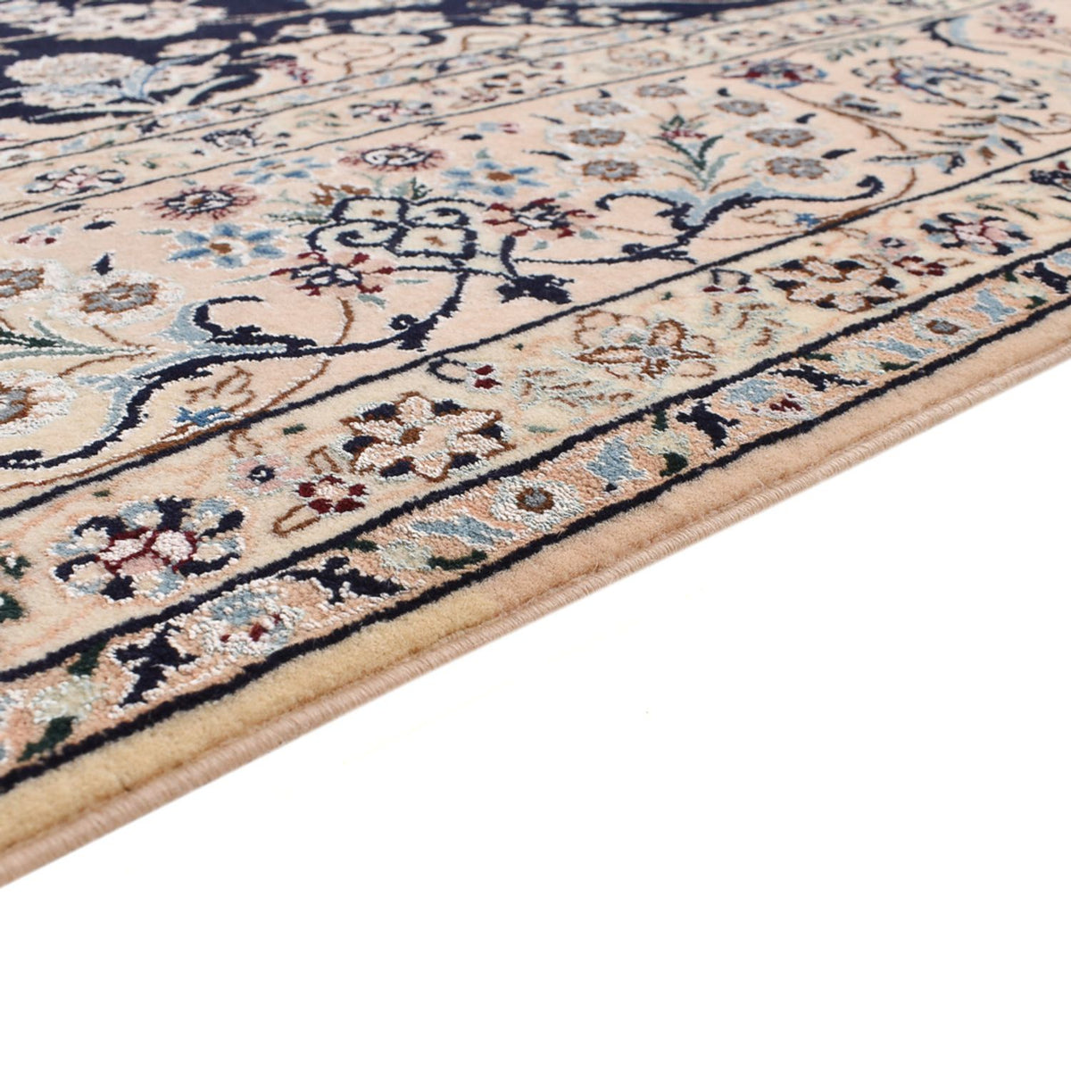 Dywan perski - Nain - Premium - 240 x 161 cm - ciemnoniebieski