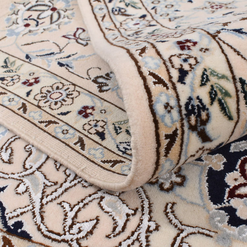 Dywan perski - Nain - Premium kwadratowy  - 181 x 178 cm - ciemnoniebieski