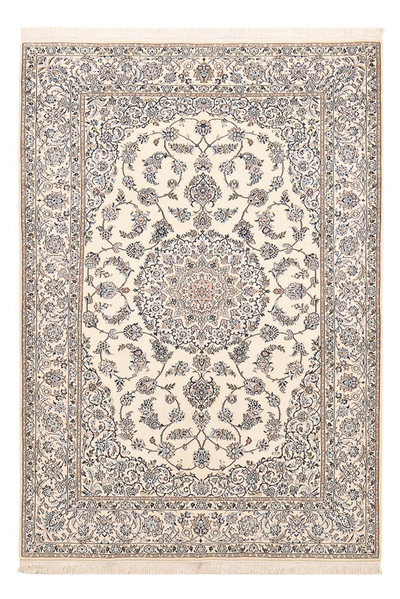 Dywan perski - Nain - Premium - 219 x 146 cm - jasnoszary