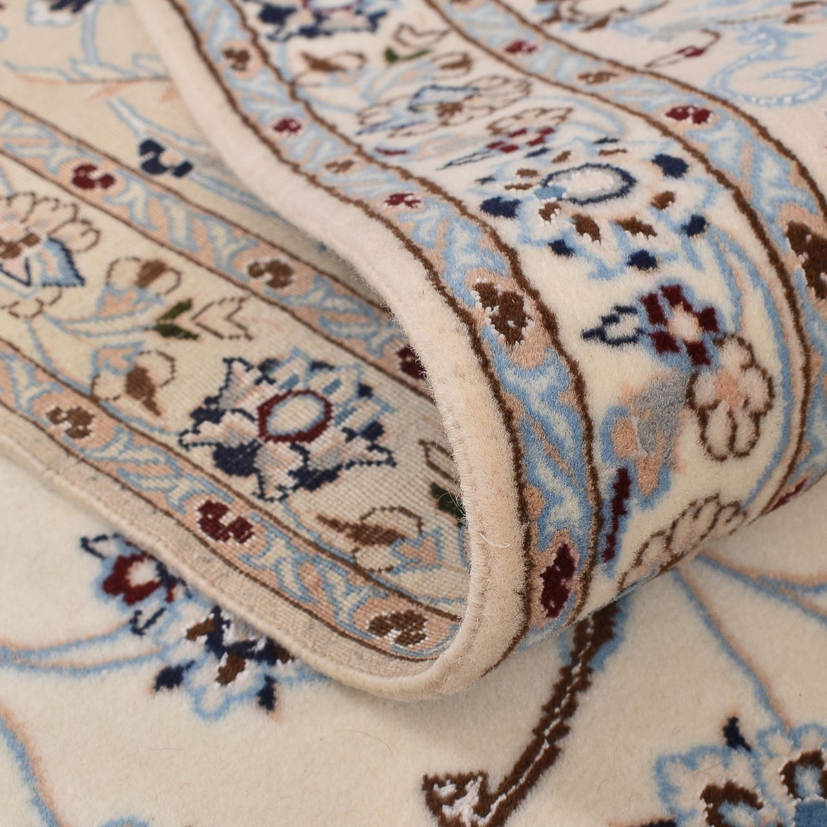 Dywan perski - Nain - Premium - 255 x 210 cm - jasnoszary