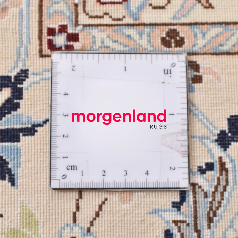 Dywan perski - Nain - Premium - 255 x 210 cm - jasnoszary