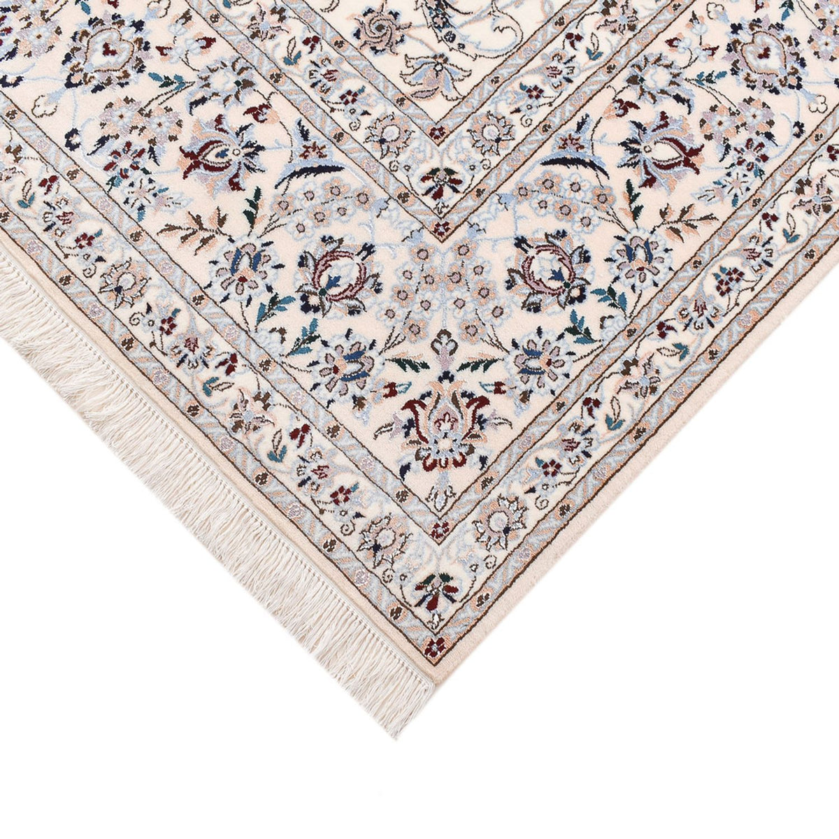 Dywan perski - Nain - Premium kwadratowy  - 204 x 207 cm - jasnoszary