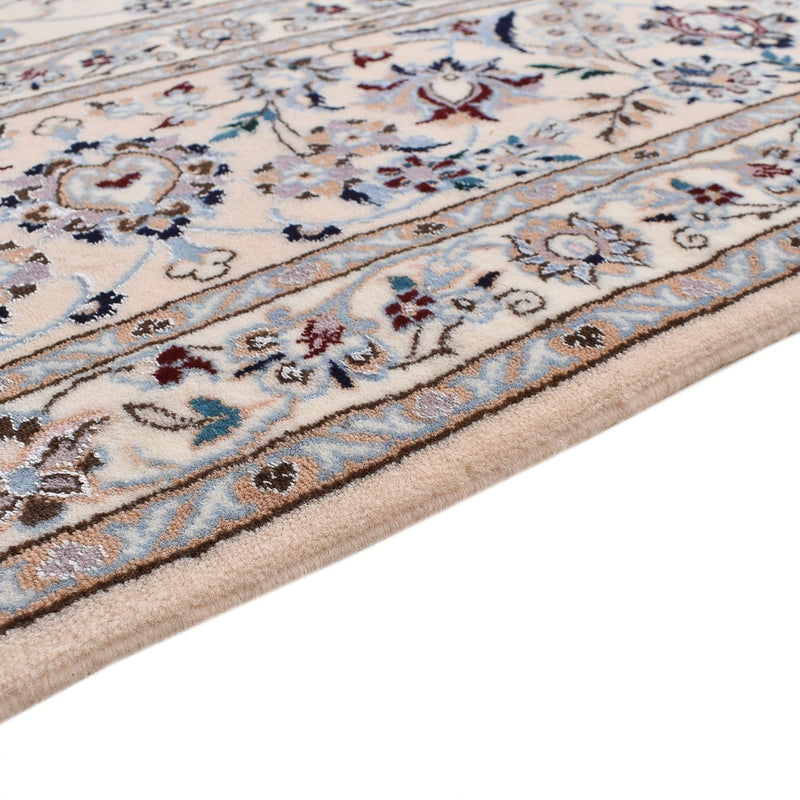 Dywan perski - Nain - Premium kwadratowy  - 204 x 207 cm - jasnoszary