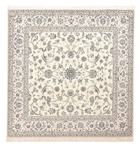 Dywan perski - Nain - Premium kwadratowy  - 205 x 206 cm - jasnoszary