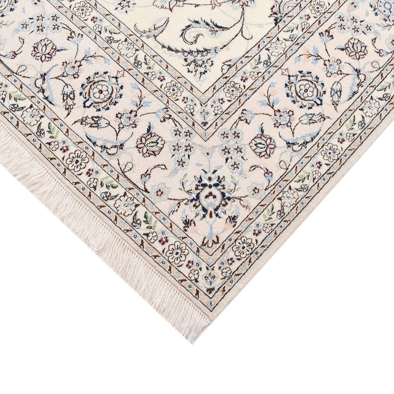 Dywan perski - Nain - Premium kwadratowy  - 205 x 206 cm - jasnoszary