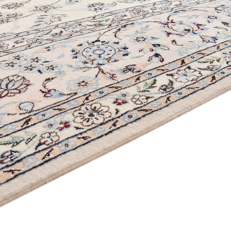 Dywan perski - Nain - Premium kwadratowy  - 205 x 206 cm - jasnoszary