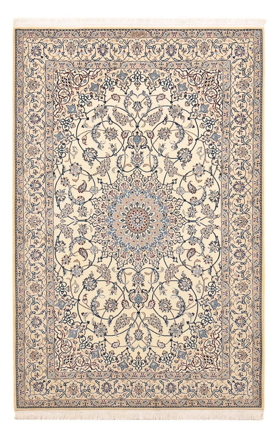 Dywan perski - Nain - Premium - 217 x 140 cm - piaskowy