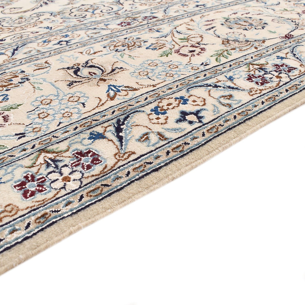 Dywan perski - Nain - Królewski - 305 x 205 cm - jasnoszary