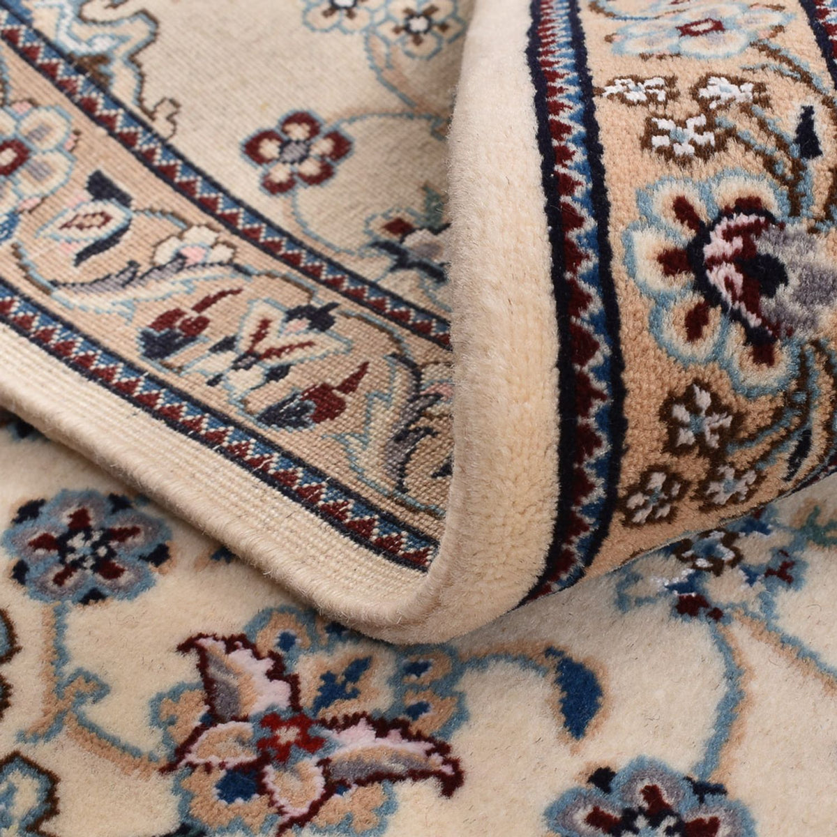 Dywan perski - Nain - Królewski - 87 x 66 cm - kremowy