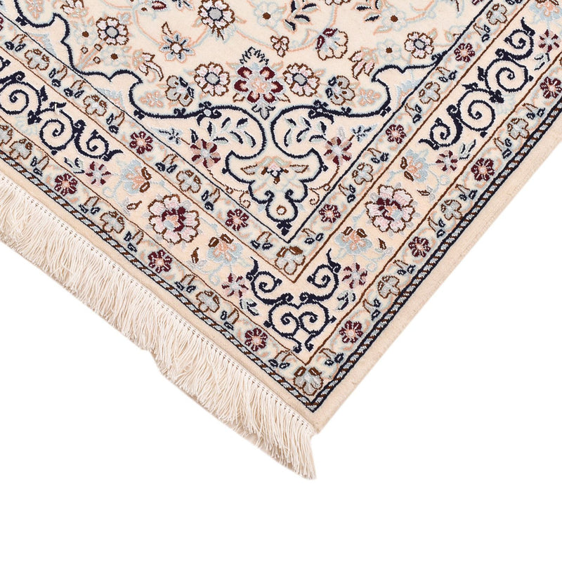 Dywan perski - Nain - Królewski - 105 x 81 cm - jasnoszary