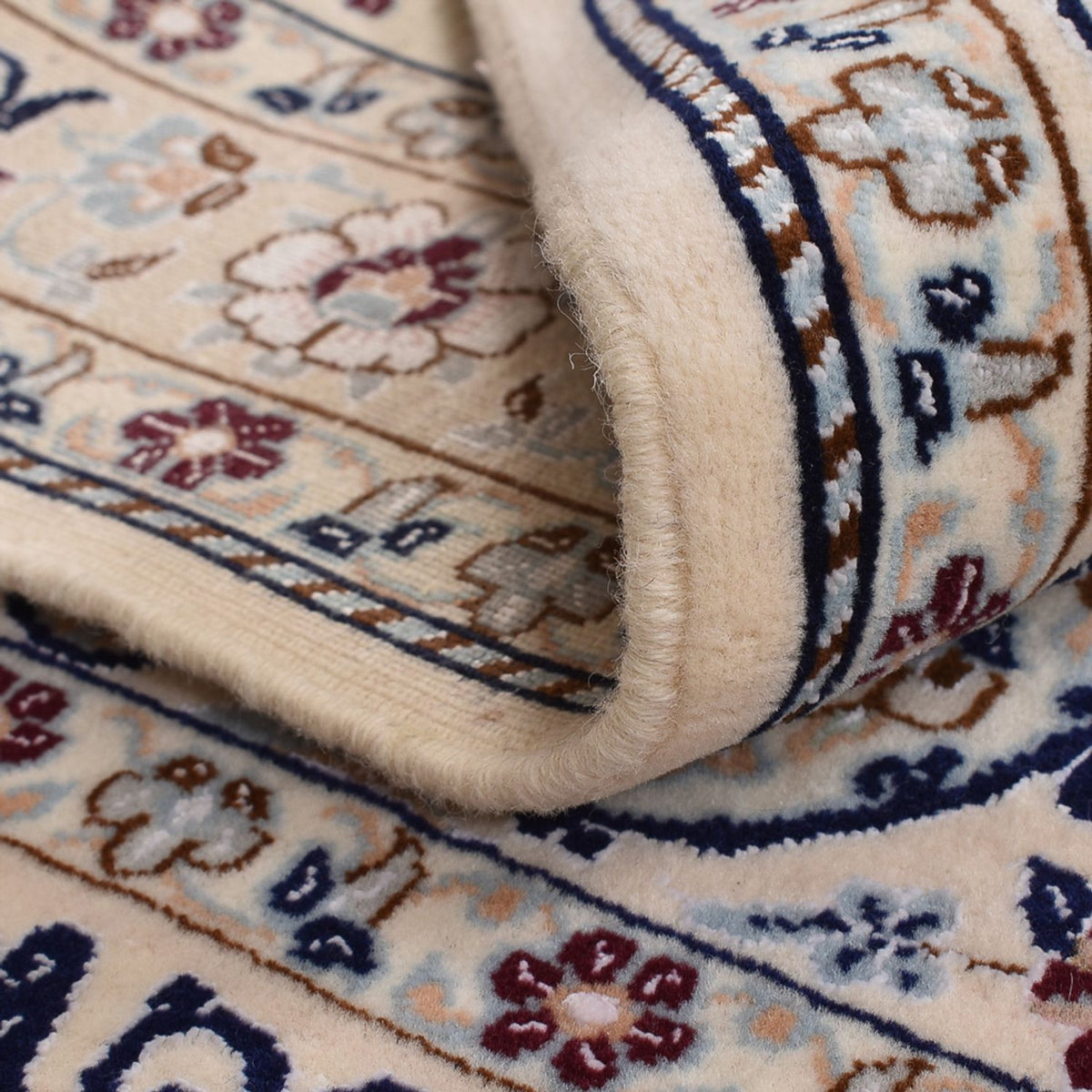 Dywan perski - Nain - Królewski - 105 x 81 cm - jasnoszary