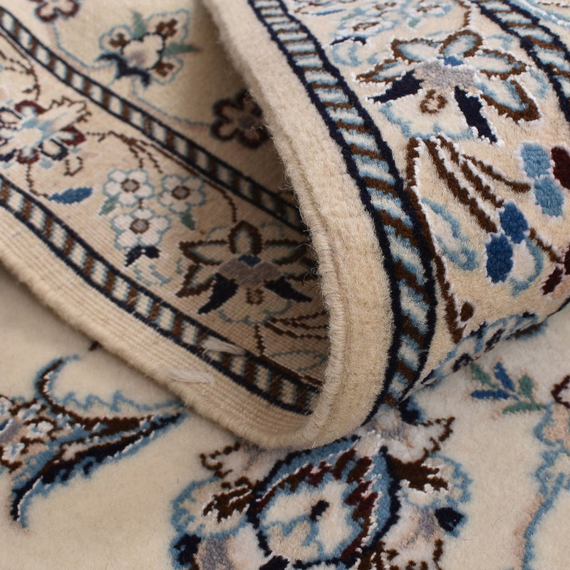 Dywan perski - Nain - Królewski - 109 x 69 cm - jasnoszary