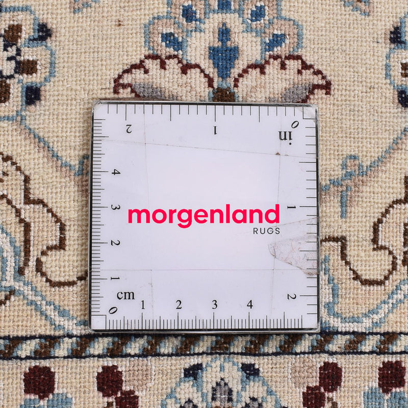 Dywan perski - Nain - Królewski - 109 x 69 cm - jasnoszary