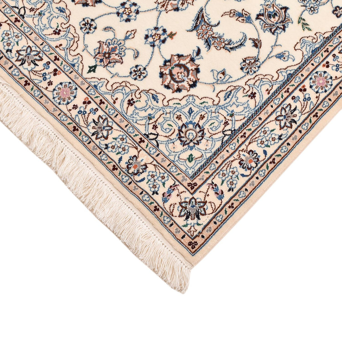 Dywan perski - Nain - Królewski - 108 x 72 cm - jasnoszary