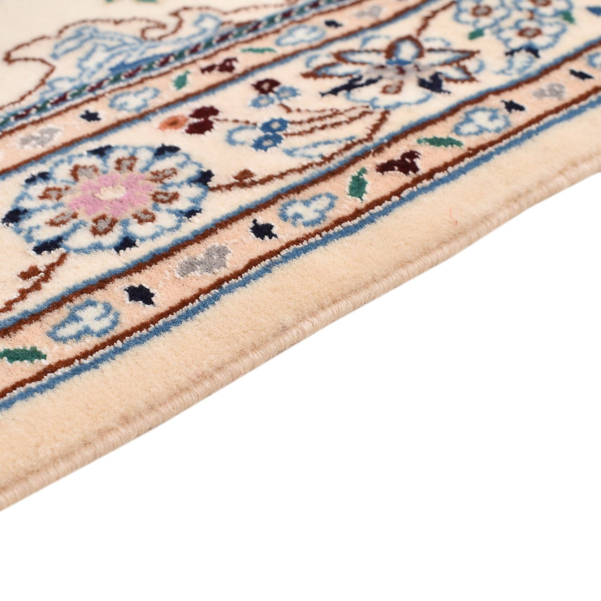 Dywan perski - Nain - Królewski - 108 x 72 cm - jasnoszary