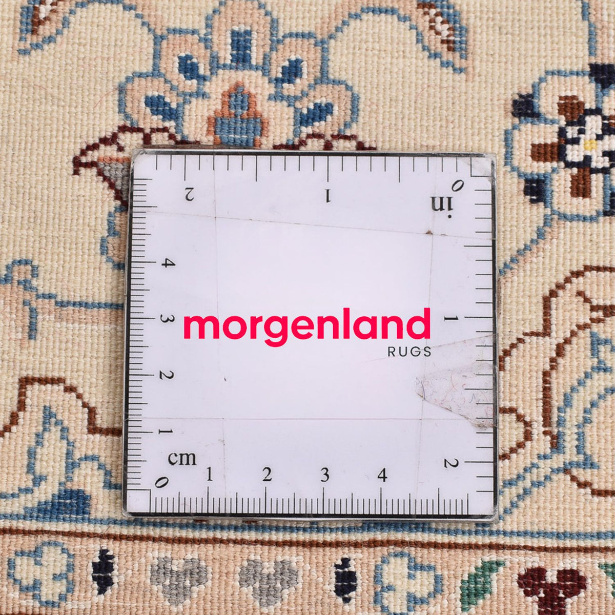 Dywan perski - Nain - Królewski - 108 x 72 cm - jasnoszary