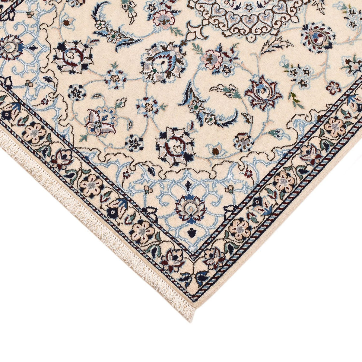 Dywan perski - Nain - Królewski - 96 x 64 cm - jasnoszary