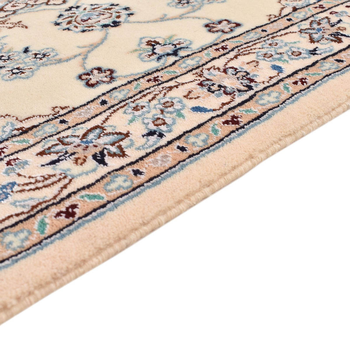 Dywan perski - Nain - Królewski - 113 x 74 cm - jasnoszary