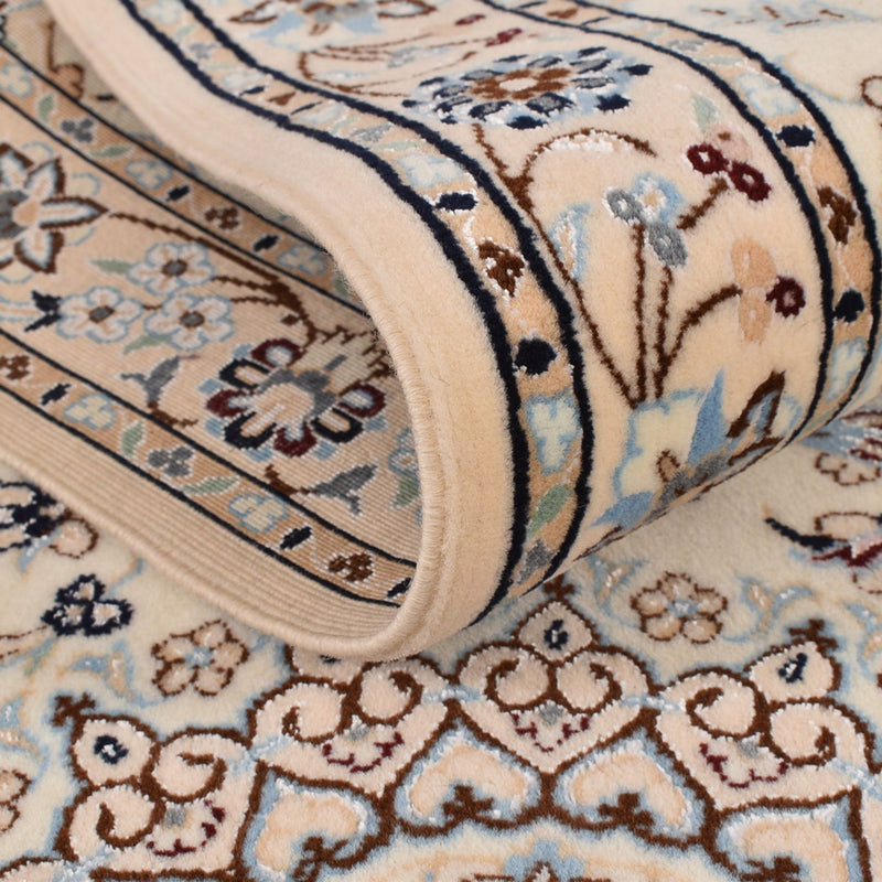Biegacz Dywan perski - Nain - Premium - 397 x 87 cm - beżowy