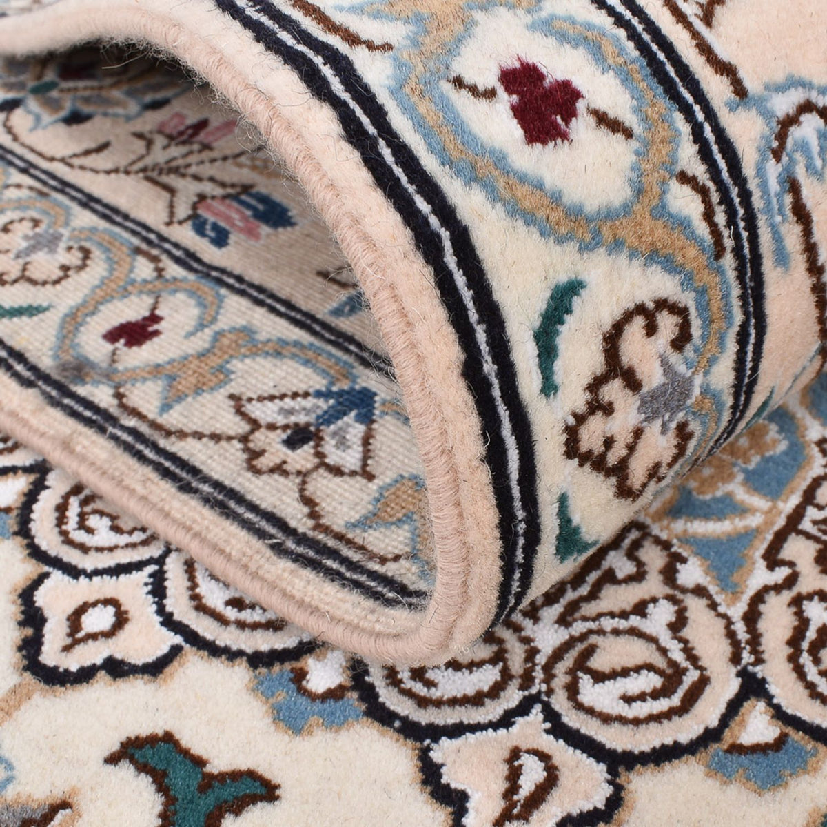 Dywan perski - Nain - Królewski - 250 x 155 cm - jasnoszary