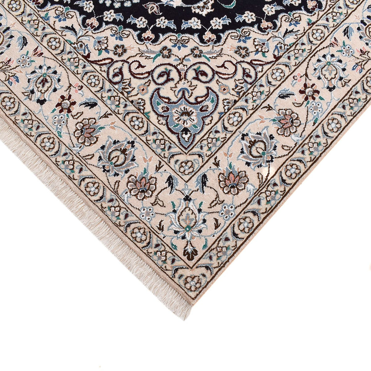 Dywan perski - Nain - Królewski - 250 x 153 cm - ciemnoniebieski