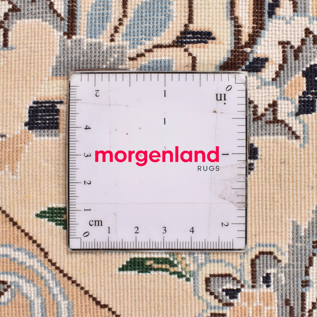 Dywan perski - Nain - Premium okrągły  - 252 x 252 cm - kremowy