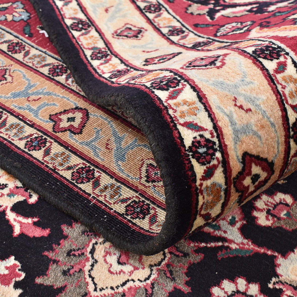 Dywan perski - Klasyczny - 385 x 293 cm - ciemnoniebieski