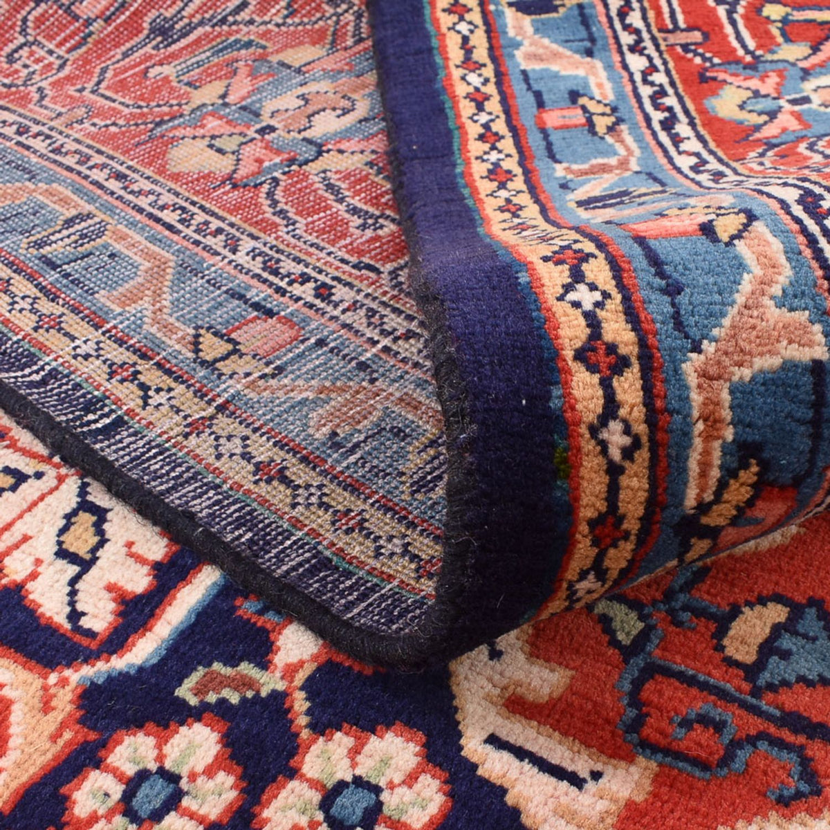 Dywan perski - Klasyczny - 333 x 224 cm - ciemnoniebieski